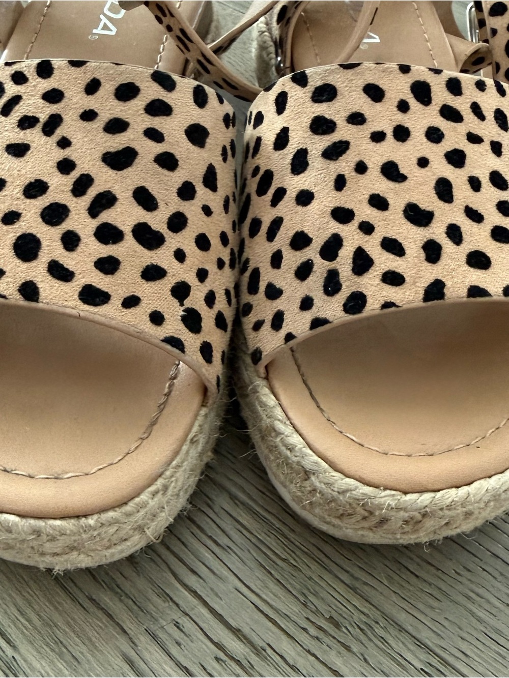 Soda Espadrille Sandal in Tan Cheetah Print - Picture 4 of 5